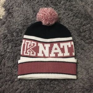 NWOT PinkNation Pom Beanie